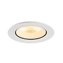 SLV LED Deckeneinbaustrahler NUMINOS� GIMBLE L, rund, 17W, IP20, dimmbar, 40�, 3000K, 2500lm, wei�