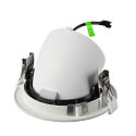 SLV ceiling recessed luminaire NUMINOS� GIMBLE L round, suitable for VDU workstation IP20, white, lacquered dimmable