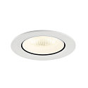 SLV LED Deckeneinbaustrahler NUMINOS� GIMBLE L, rund, 17W, IP20, dimmbar, 40�, 4000K, 2700lm, wei�