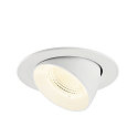 SLV LED Deckeneinbaustrahler NUMINOS� GIMBLE L, rund, 17W, IP20, dimmbar, 55�, 4000K, 2700lm, wei�