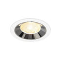 ceiling recessed luminaire NUMINOS� L suitable for VDU workstation IP20, chrome, white dimmable