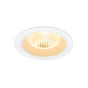 ceiling recessed luminaire NUMINOS� L round, suitable for VDU workstation IP20, white, lacquered dimmable
