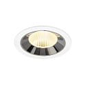 ceiling recessed luminaire NUMINOS� L suitable for VDU workstation IP20, chrome, white dimmable