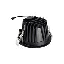 SLV LED Deckeneinbauleuchte NUMINOS� L, rund, 17W, IP20, dimmbar, 55�, 4000K, 2700lm, schwarz
