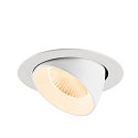 SLV LED Deckeneinbaustrahler NUMINOS� GIMBLE XL, 24W, IP20, dimmbar, 40�, 2700K, 3500lm, wei�