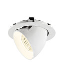 SLV LED Deckeneinbaustrahler NUMINOS� GIMBLE XL, 24W, IP20, dimmbar, 55�, 4000K, 3800lm, wei�