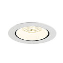 SLV LED Deckeneinbaustrahler NUMINOS� GIMBLE XL, 24W, IP20, dimmbar, 55�, 4000K, 3800lm, wei�
