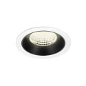 ceiling recessed luminaire NUMINOS� XL suitable for VDU workstation IP20, black, white dimmable