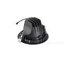 SLV ceiling recessed luminaire NUMINOS� MOVE XL round, suitable for VDU workstation IP20, black, white, lacquered dimmable