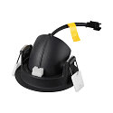 SLV LED Deckeneinbaustrahler NUMINOS� GIMBLE XS, rund, 6,9W, IP20, dimmbar, 20�, 3000K, 950lm, schwarz/wei�