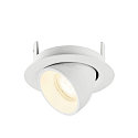 SLV LED Deckeneinbaustrahler NUMINOS� GIMBLE XS, rund, 6,9W, IP20, dimmbar, 55�, 4000K, 1000lm, wei�