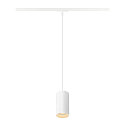 SLV LED 1-Phasen Pendelleuchte ASTO TUBE, IP20, GU10 max. 10W (exkl.), Pendel 250cm, wei�