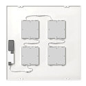 SLV LED Raster-Einbaupanel PAVANNO 625 ON-OFF, IP20, 220-240V AC/DC, 18-39W 3000-5000 (CCT) 6930lm 80�, UGR <19, schaltbar