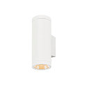 outdoor wall luminaire HELIA PRO L SINGLE cylindrical IP65, white, lacquered 