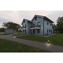 SLV Outdoor LED-Wandleuchte THEO PRO S UP/DOWN DALI 2, IP65 IK06, H�he 17.5cm, DALI 2 dimmbar, 6W 2700K 600lm 24�, anthrazit