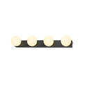 SLV LED Spiegelleuchte SUN MIRROR Wandleuchte, 18W, 2700/3000/4000K, 1400lm, IP44, schwarz