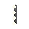 SLV LED Spiegelleuchte SUN MIRROR Wandleuchte, 18W, 2700/3000/4000K, 1400lm, IP44, schwarz