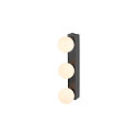 SLV LED Spiegelleuchte SUN MIRROR Wandleuchte, 13W, 2700/3000/4000K, 1000lm, IP44, schwarz