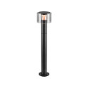 SLV outdoor floor lamp TAHA II 70 IP65, black dimmable