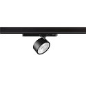 SLV 3-phase spot KALU 2.0 cylindrical, suitable for VDU workstation IP20, black, lacquered dimmable