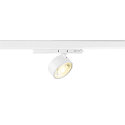 3-phase spot KALU 2.0 cylindrical, suitable for VDU workstation IP20, white, lacquered dimmable
