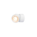SLV wall and ceiling luminaire KALU 2.0 1 flame, suitable for VDU workstation IP20, white, lacquered dimmable