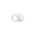 SLV LED Wand-/Deckenstrahler KALU 2.0, 1-flammig, 36�, 10W, IP20, dimmbar, 3000K, 1450lm, wei�