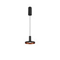 SLV LED Pendelleuchte LALU� MIX&MATCH, Aufbauversion, 40�, 10W, 2700/3000K, 700lm, IP20, dimmbar, schwarz