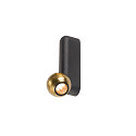 SLV wall and ceiling luminaire DYSKO IP20, gold, black, lacquered dimmable