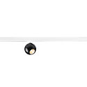 Dekorativer LED 1-Phasen Strahler DYSKO, IP20, 6.7W 2700K 750lm 36�, CRi>90, dimmbar, schwarz / Adapter wei�
