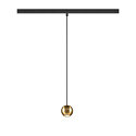 pendant luminaire DYSKO IP20, gold, black dimmable