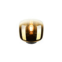 table lamp PANTILO cylindrical E27, gold dimmable