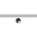 SLV LED Spot DYSKO TRACK 48V Spot, f�r Einbauschiene, 36�, 5,6W, 2700K, 750lm, IP20, dimmbar, wei� / schwarz