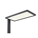 SLV floor lamp WORKLIGHT EASY FL with switch, suitable for VDU workstation, black dimmable