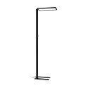 SLV floor lamp WORKLIGHT EASY FL with switch, suitable for VDU workstation, black dimmable