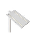 SLV floor lamp WORKLIGHT EASY FL with switch, suitable for VDU workstation, white dimmable