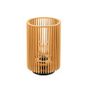 SLV table lamp WUD TL cylindrical E27 IP20, natural colour dimmable