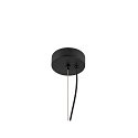 SLV pendant luminaire OLYPSO 40 E27 IP20, black dimmable