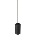 pendant luminaire FITU PD STONE E27 IP20, black dimmable