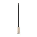 Pendelleuchte FITU PD STONE, E27, 1x max. 15W, IP20, offenes Kabelende, dimmbar, beige