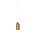 SLV Pendelleuchte FITU PD RIBBED, E27, 1x max. 15W, IP20, offenes Kabelende, dimmbar, gold