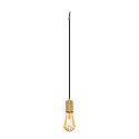 SLV Pendelleuchte FITU PD RIBBED, E27, 1x max. 15W, IP20, offenes Kabelende, dimmbar, gold