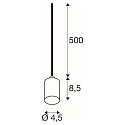 SLV Pendelleuchte FITU PD RIBBED, E27, 1x max. 15W, IP20, offenes Kabelende, dimmbar, gold