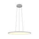 pendant luminaire PANEL 60 round, suitable for VDU workstation IP20, grey dimmable