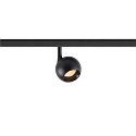 track spot LIGHT EYE� 2.0 round IP20, black, lacquered dimmable