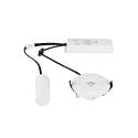 SLV ceiling recessed luminaire P-LIGHT round IP20, white 