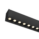 SLV ceiling luminaire GLENOS� PRO UGR < 19, suitable for VDU workstation IP20, black, lacquered dimmable