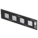 SLV LED Panel PAVANNO 1200/300, 45�, 22W, 3000/4000K, 3440lm, IP20, UGR19, dimmbar, schwarz