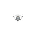 ceiling recessed luminaire DOWNLIGHT P 165 DALI rigid, DALI controllable, impact resistant, wired through IP54, white dimmable
