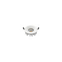 ceiling recessed luminaire DOWNLIGHT P 165 ON-OFF rigid, impact resistant, multipower, wired through IP54, white 